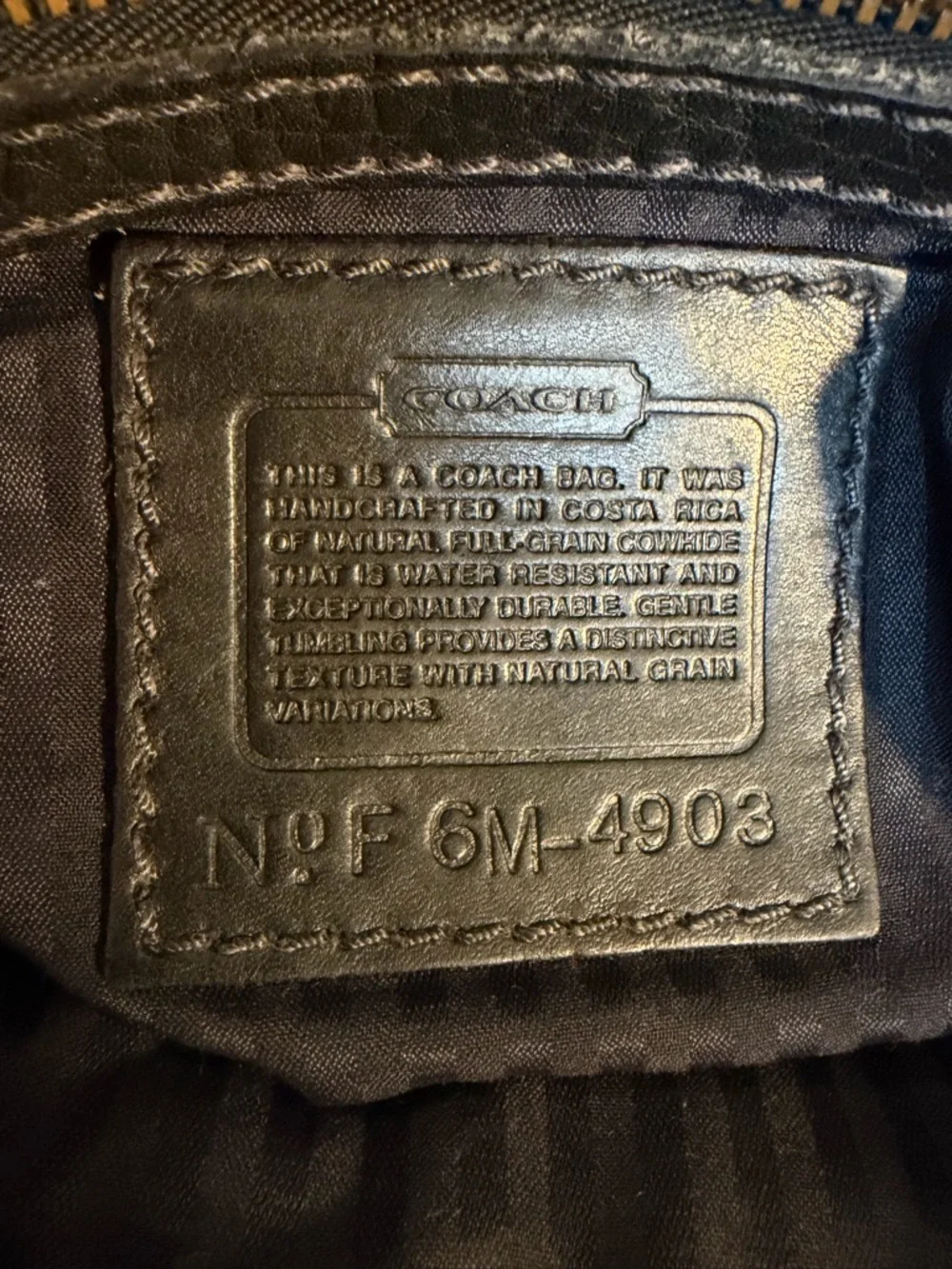Vintage COACH Sonoma Flap Messenger Costa Rica 4903 EUC - Picture 8 of 17